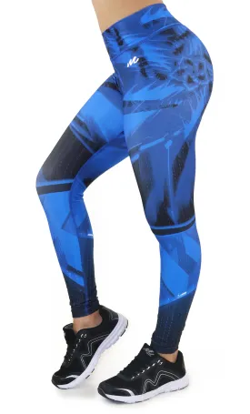 7116 Maripily Women Activewear Print Legging