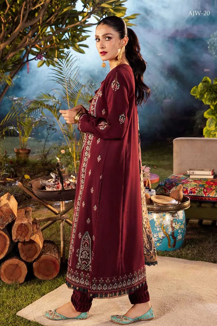 AJW 20 Mawra Asra Winter Printed Shawl Collection Vol 2