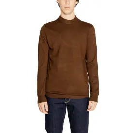 Antony Morato Brown Viscose T-Shirt