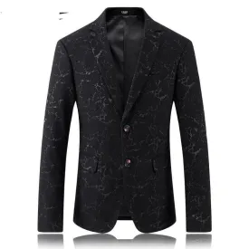 Blacks Wool Men's Business Blazer Jackets