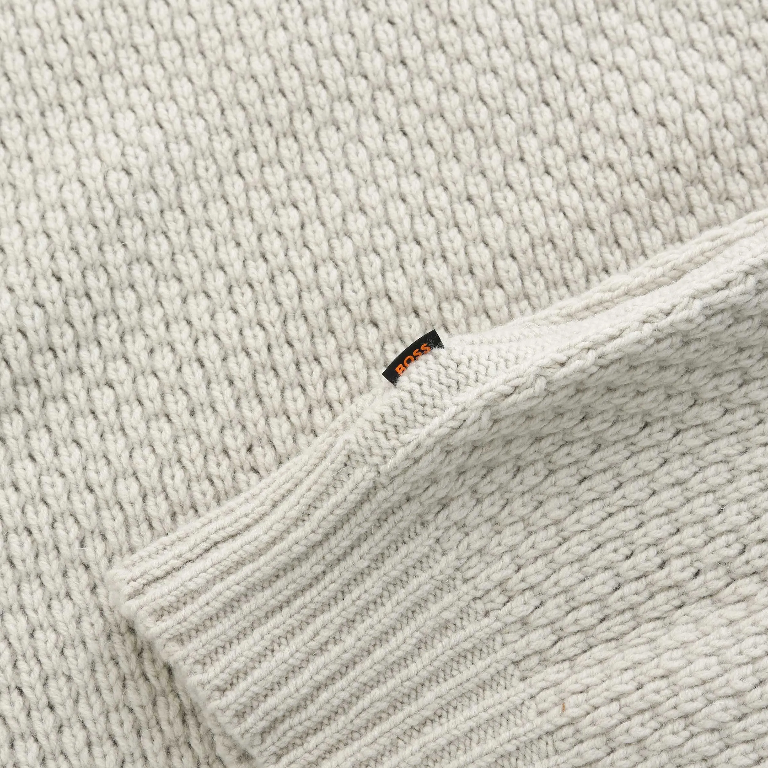 BOSS Armstrong Knitwear in Light Beige