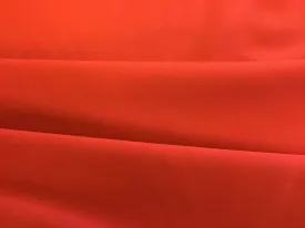 Bright Red Wool Twill