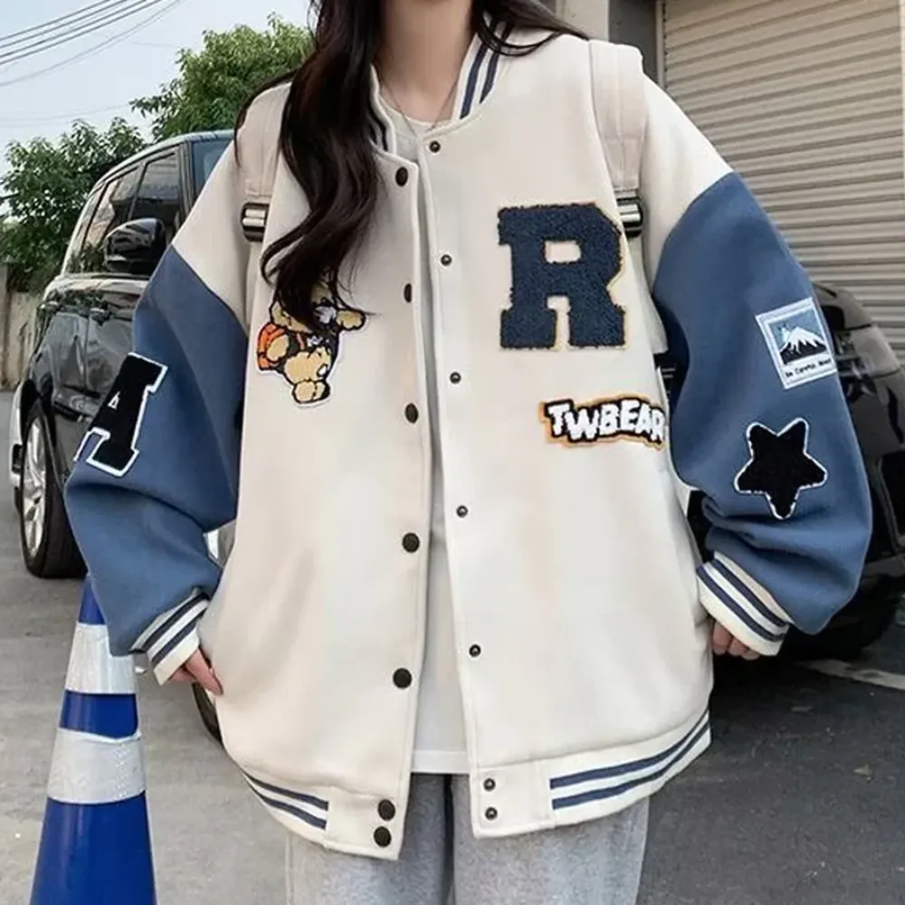 “Casual Bear Alphabet” Jacket