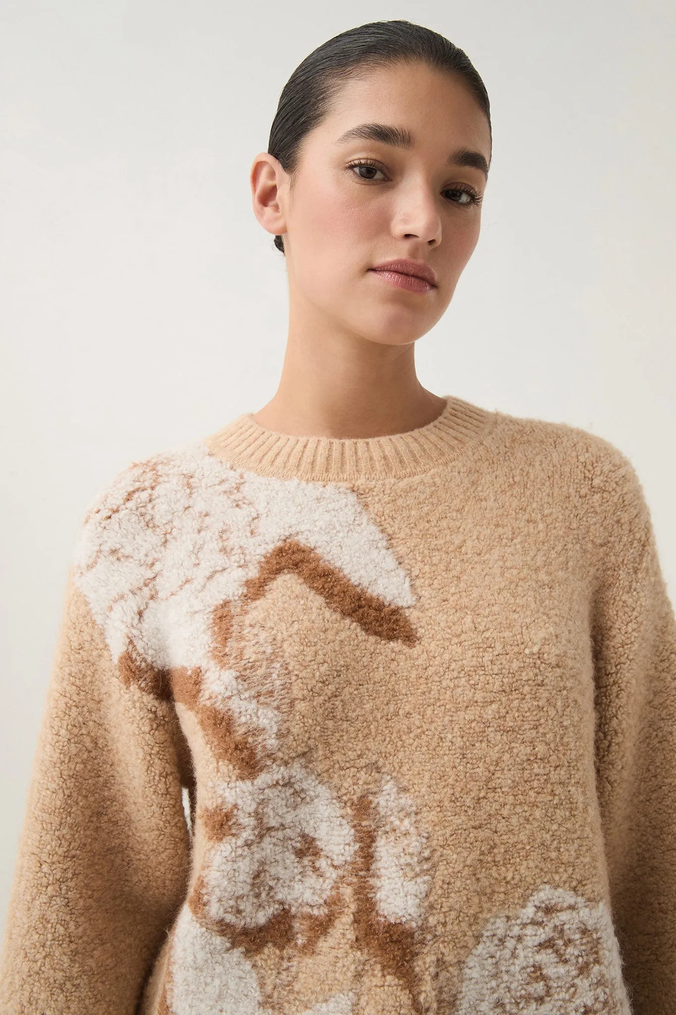 Cavetto Jacquard Knit