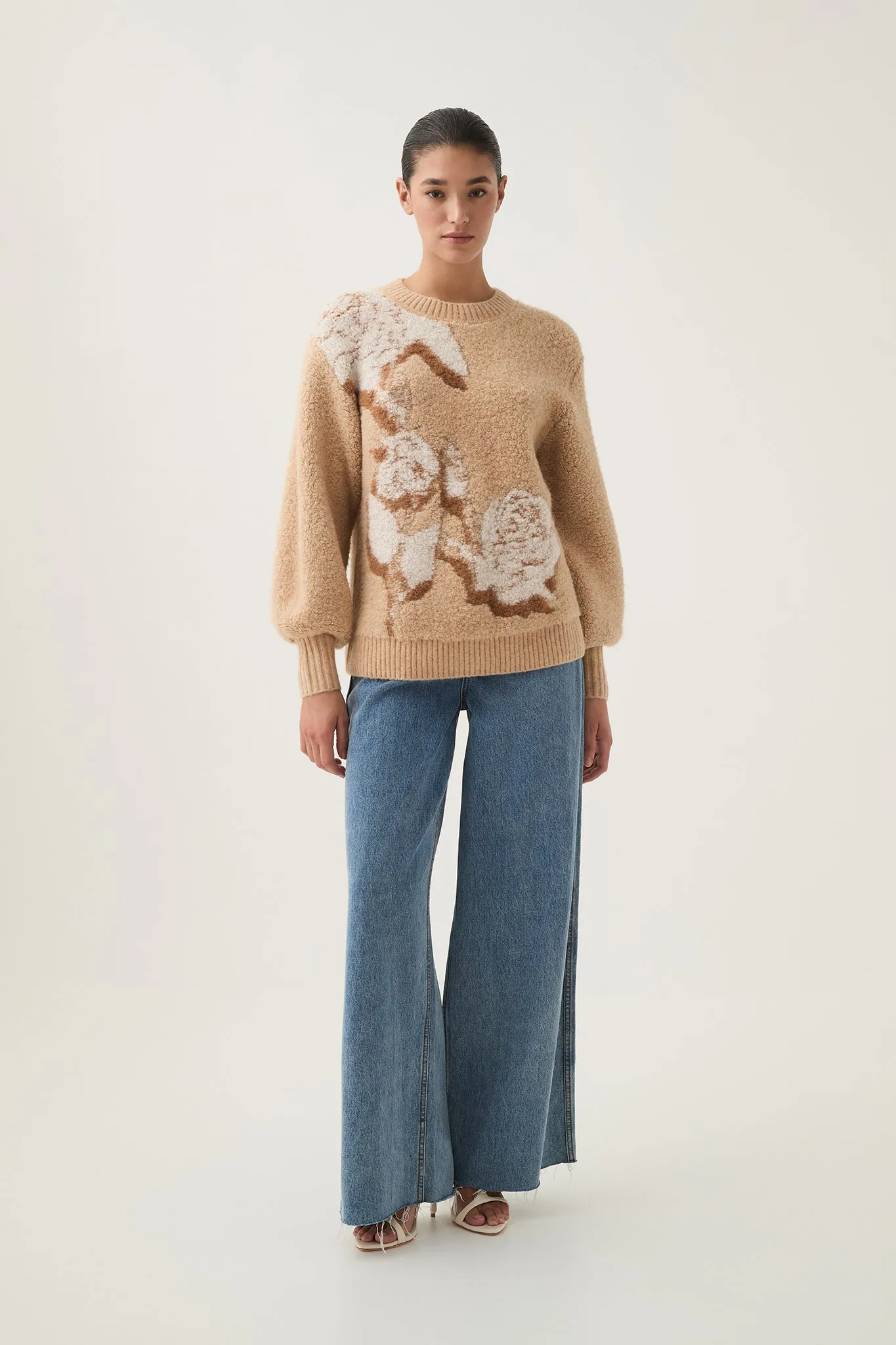 Cavetto Jacquard Knit