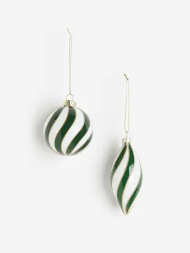 Christmas tree decorations (pack of 2)