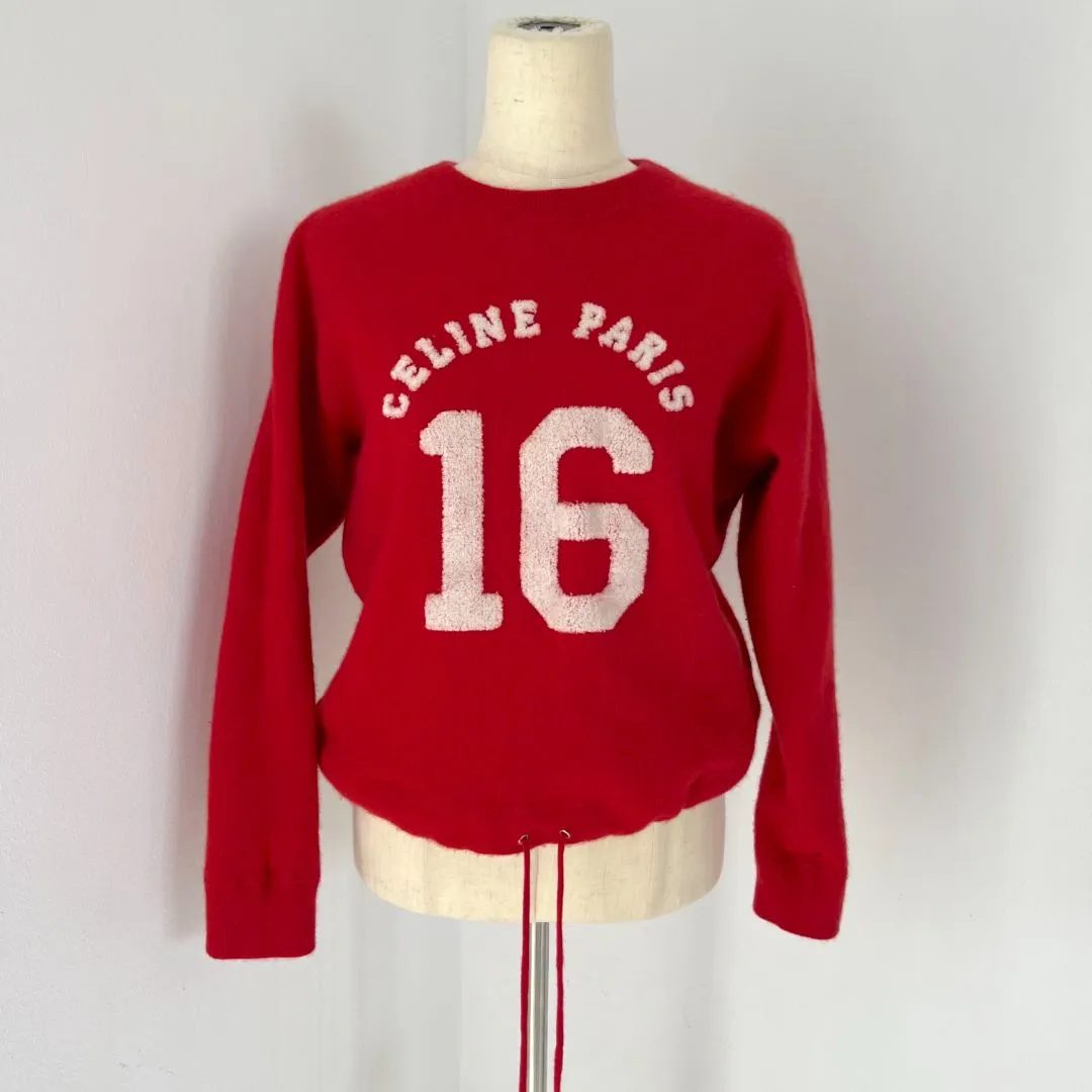 Céline CELINE Knitwear Wool and Cashmere Red Knitwear