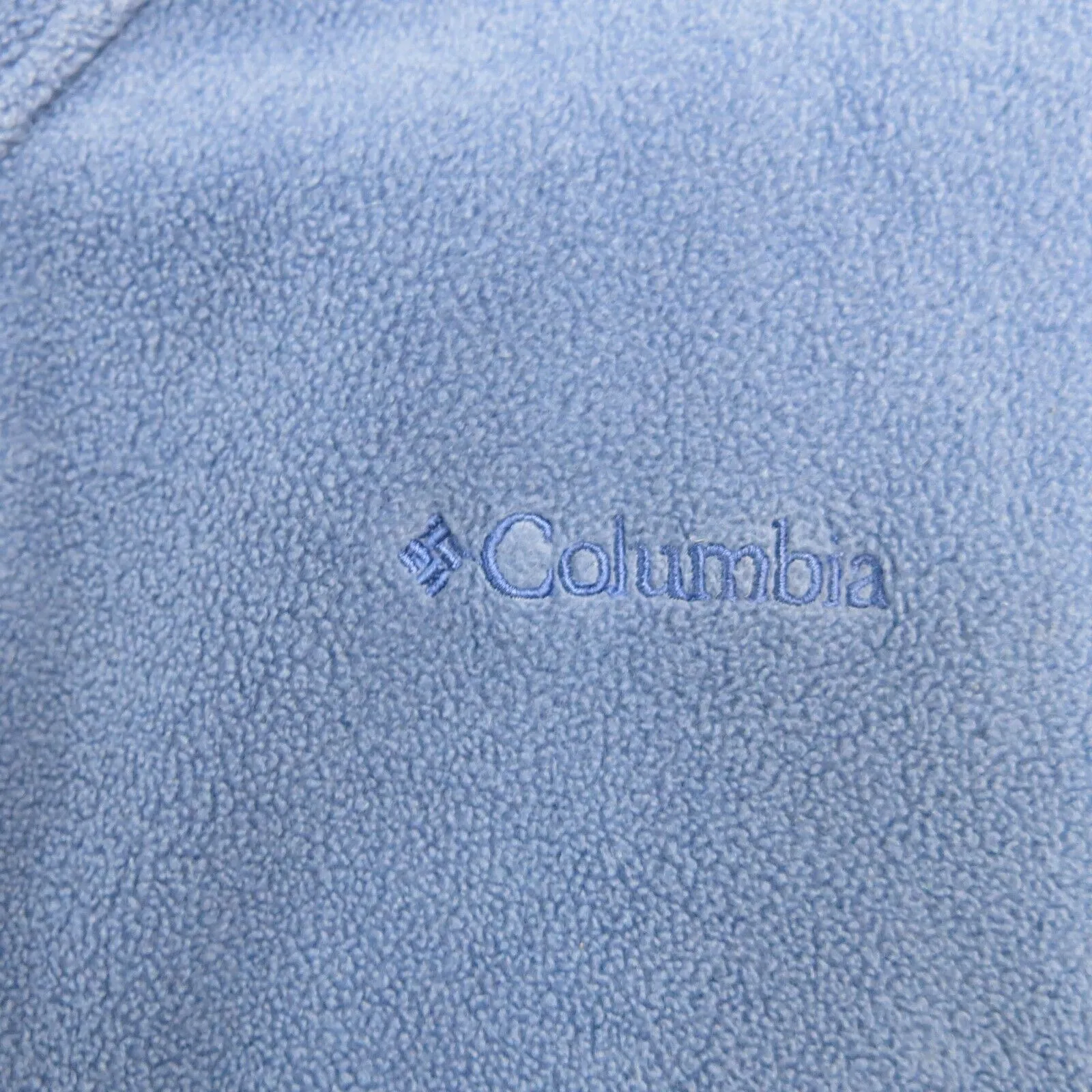 Columbia Jackets Womens X Large Blue Full Zip Up Fleece Long Sleeve Mock Neck