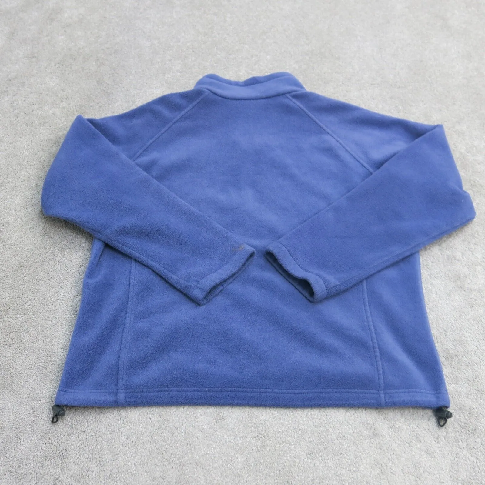 Columbia Jackets Womens X Large Blue Full Zip Up Fleece Long Sleeve Mock Neck