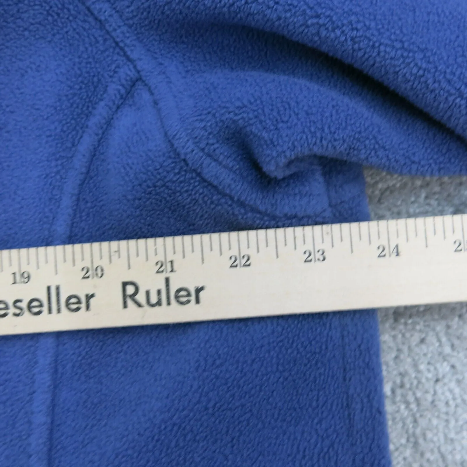Columbia Jackets Womens X Large Blue Full Zip Up Fleece Long Sleeve Mock Neck