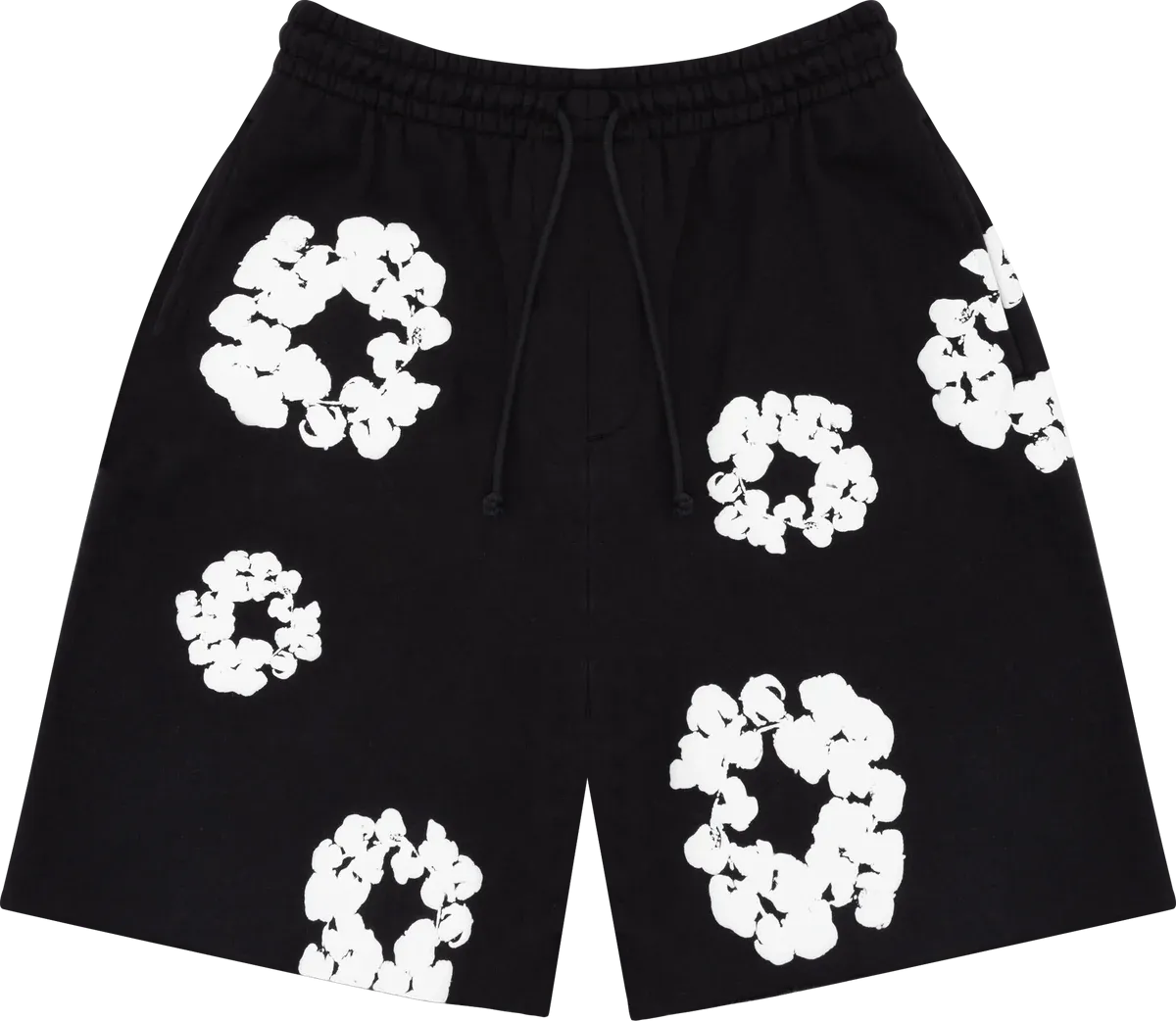 Cotton Wreath Shorts (Black) - DT40201030BLK