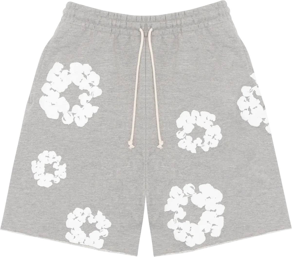 Cotton Wreath Shorts (Grey) - DT40207030GRY