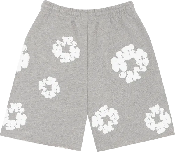 Cotton Wreath Shorts (Grey) - DT40207030GRY
