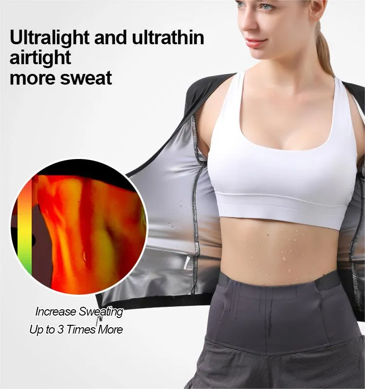 DeerRun®  Sauna Suit for Women，Gym Exercise Versatile Shaper Jacket