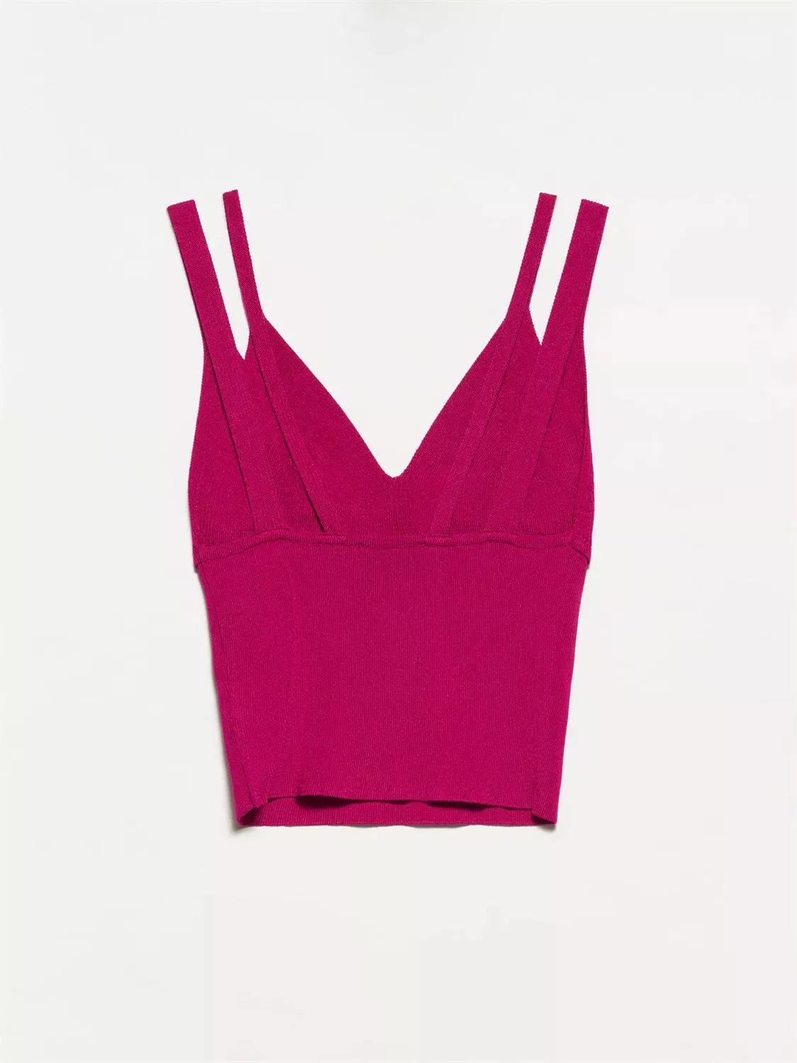 double strap knitwear top