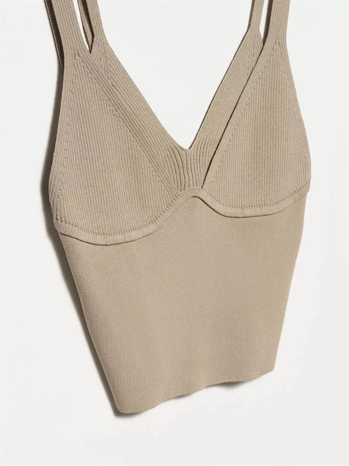 double strap knitwear top