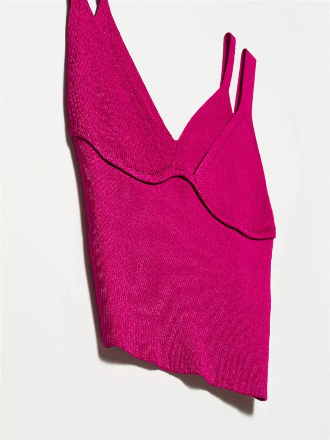 double strap knitwear top