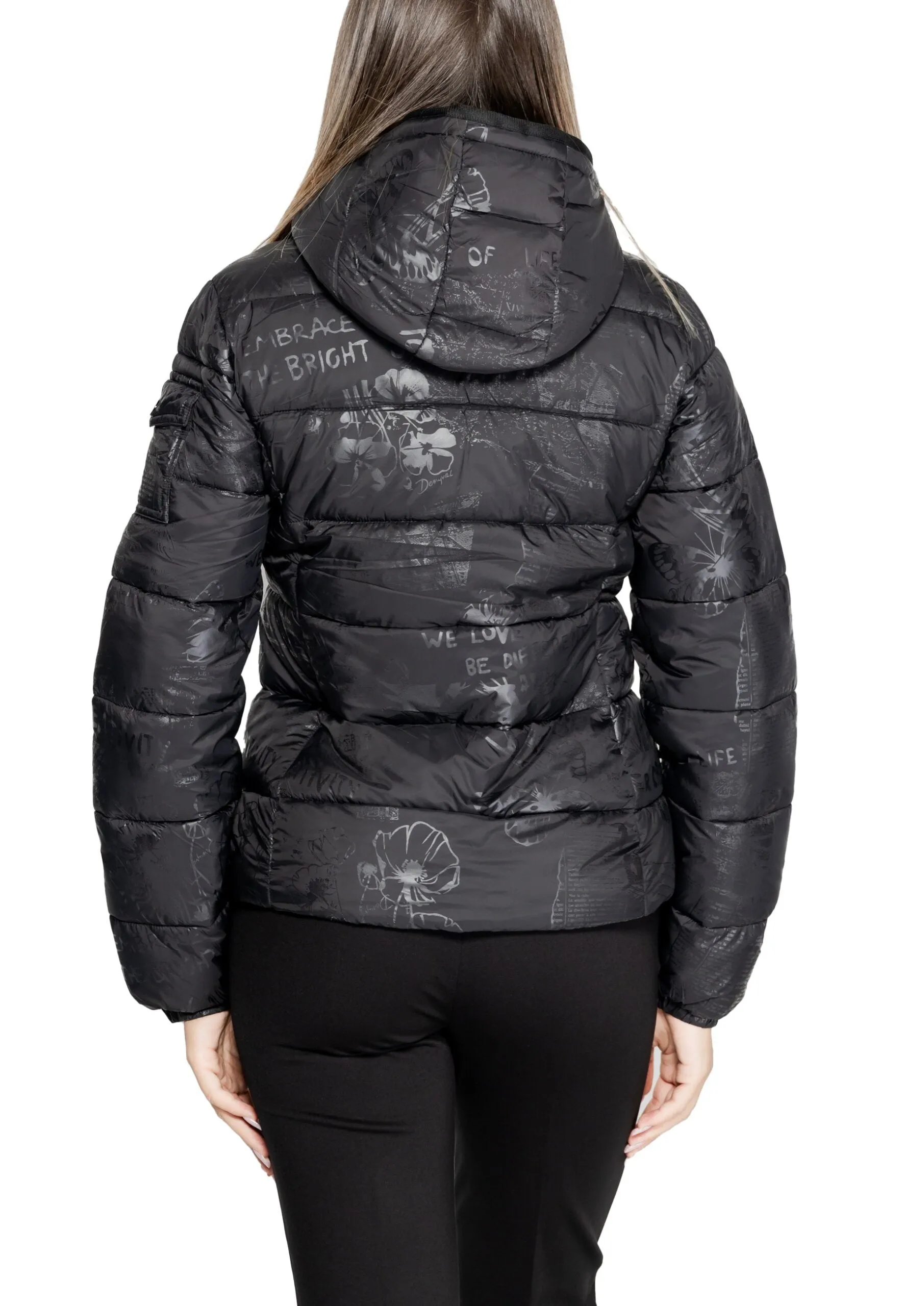 Down jacket Desigual padded_drammen Black