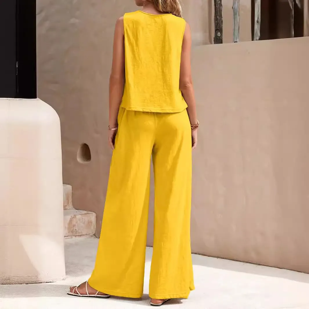 Fashion Loose Pants Top Sets