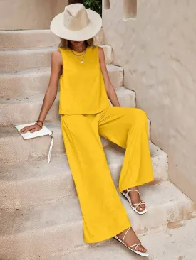 Fashion Loose Pants Top Sets