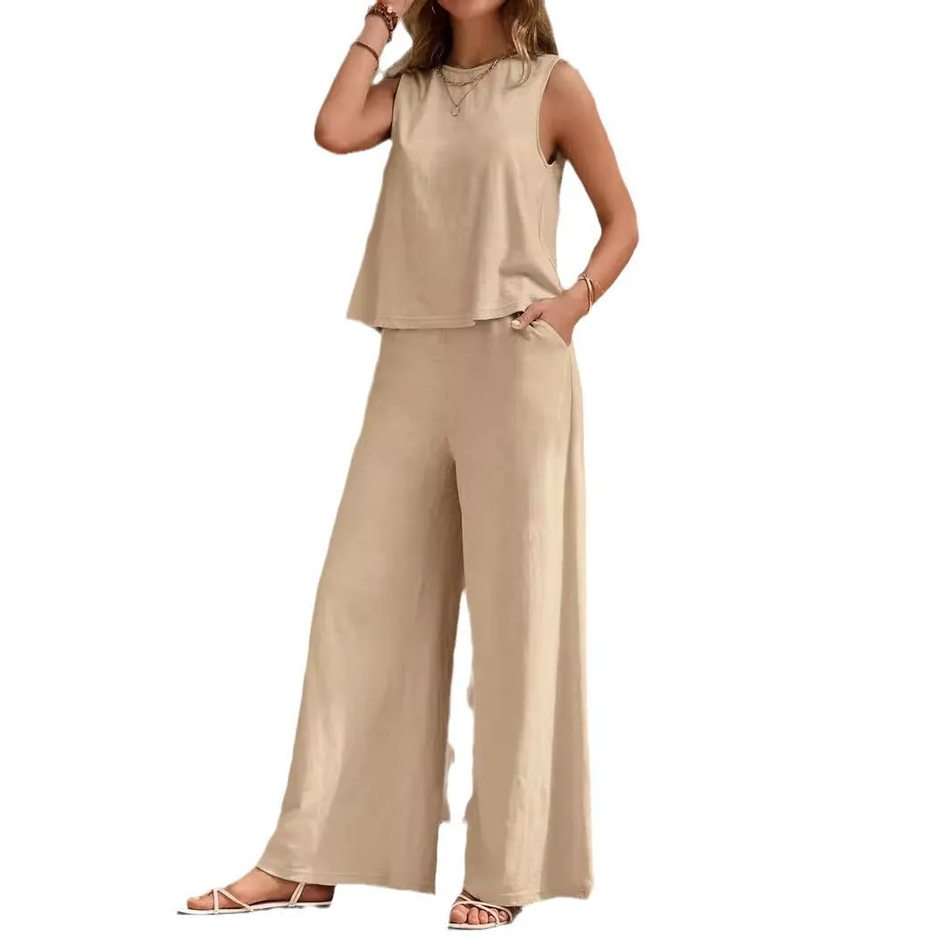 Fashion Loose Pants Top Sets