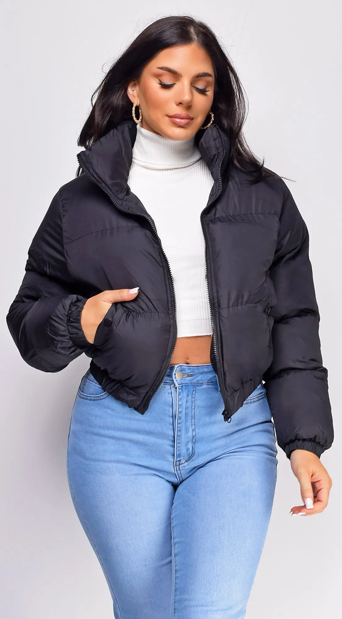 Genesis Black Puffer Jacket