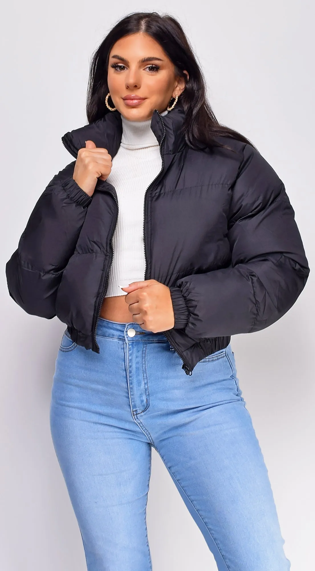 Genesis Black Puffer Jacket