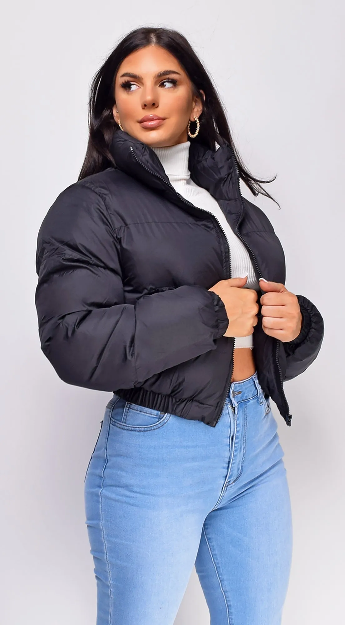 Genesis Black Puffer Jacket