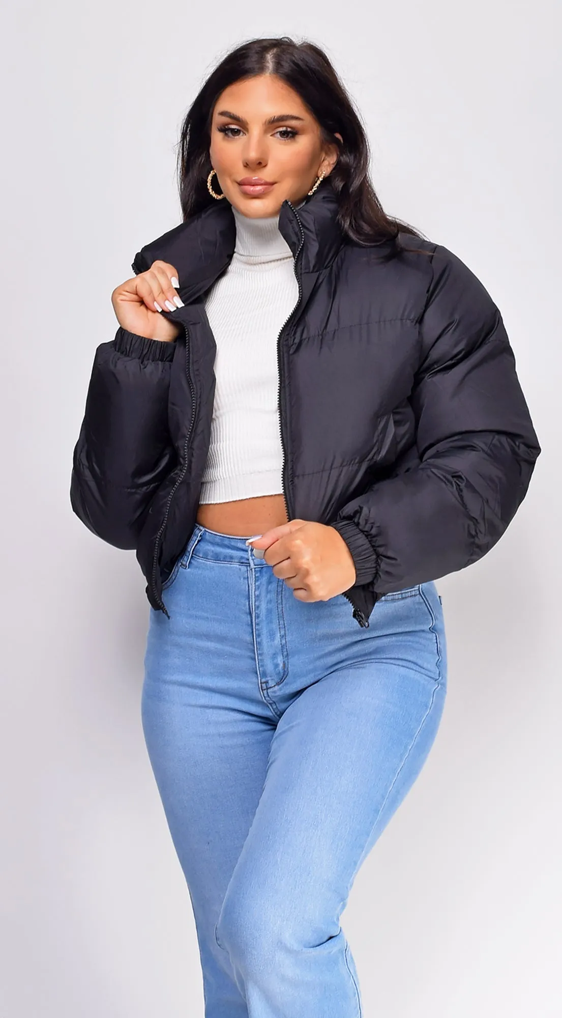 Genesis Black Puffer Jacket