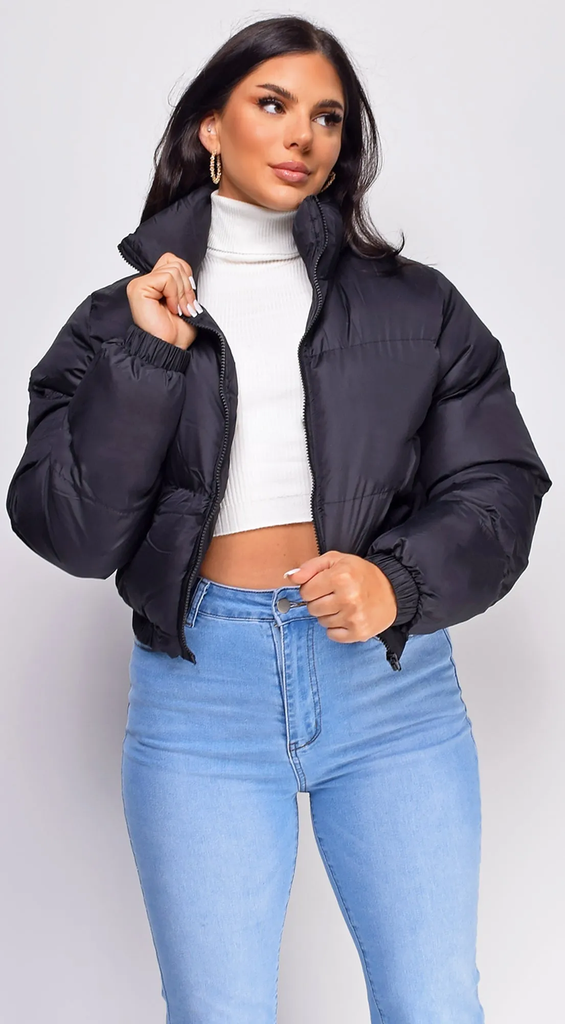 Genesis Black Puffer Jacket
