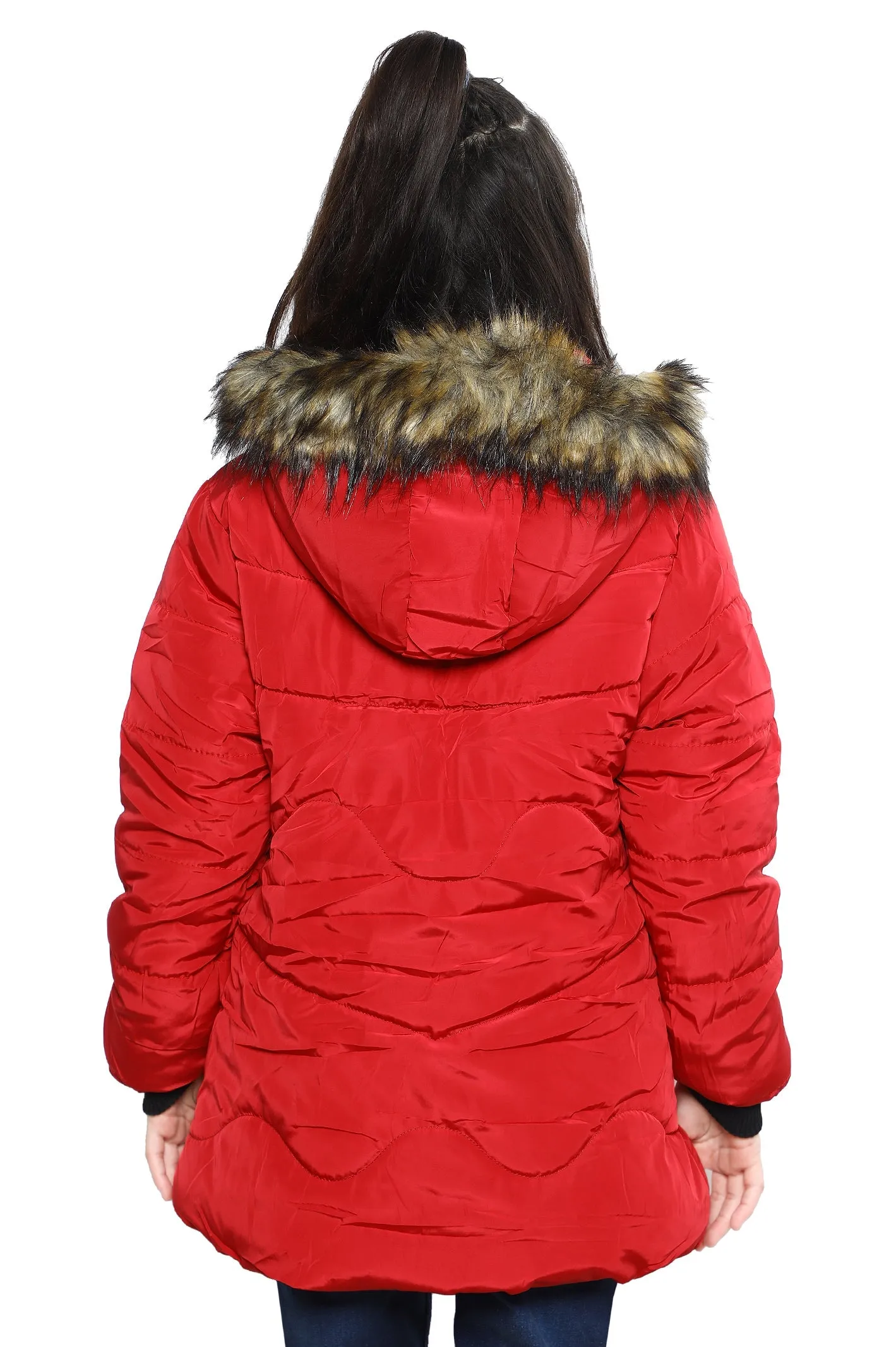 Girls Jackets SKU: KGF-0153-RED