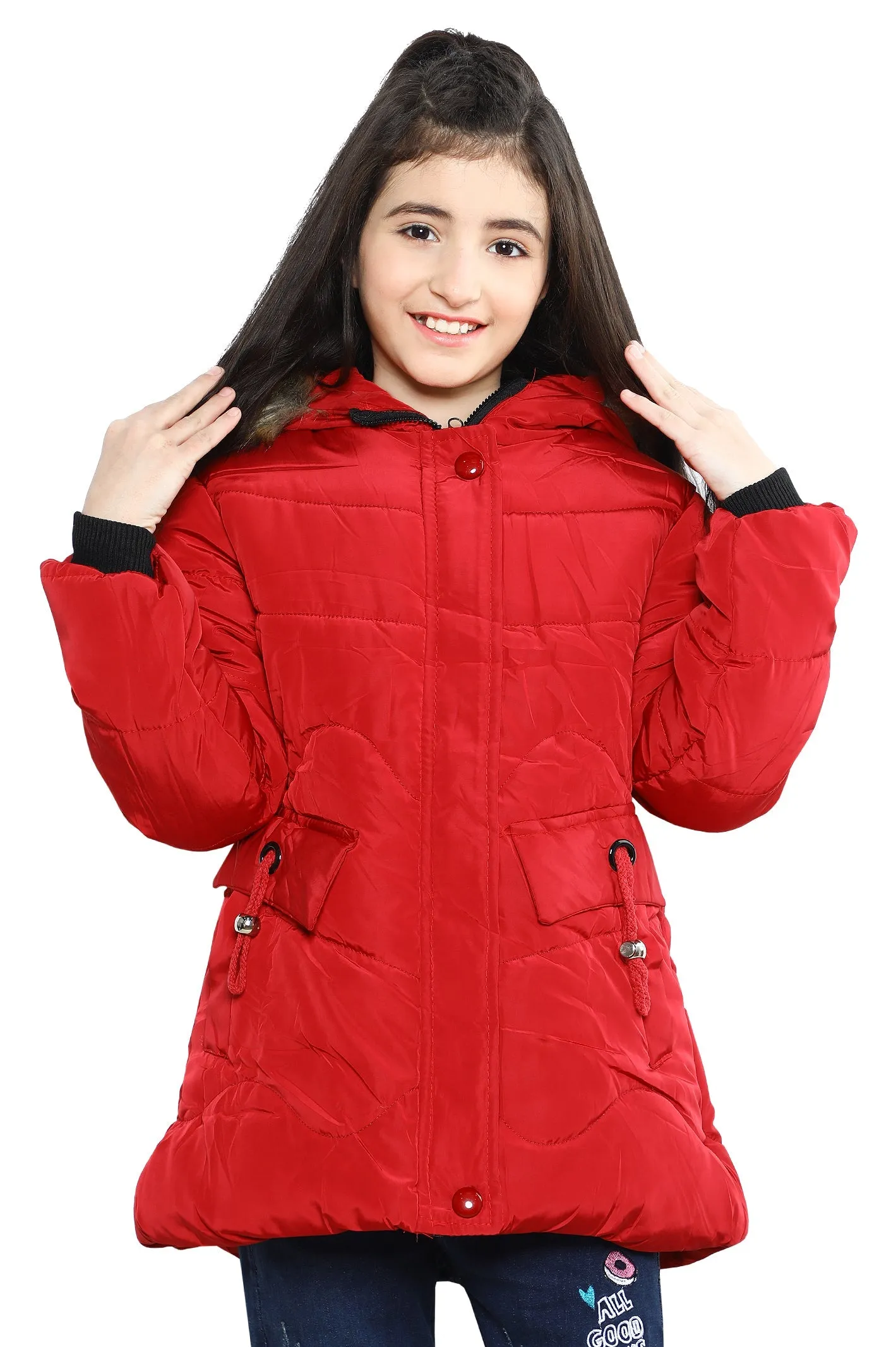 Girls Jackets SKU: KGF-0153-RED