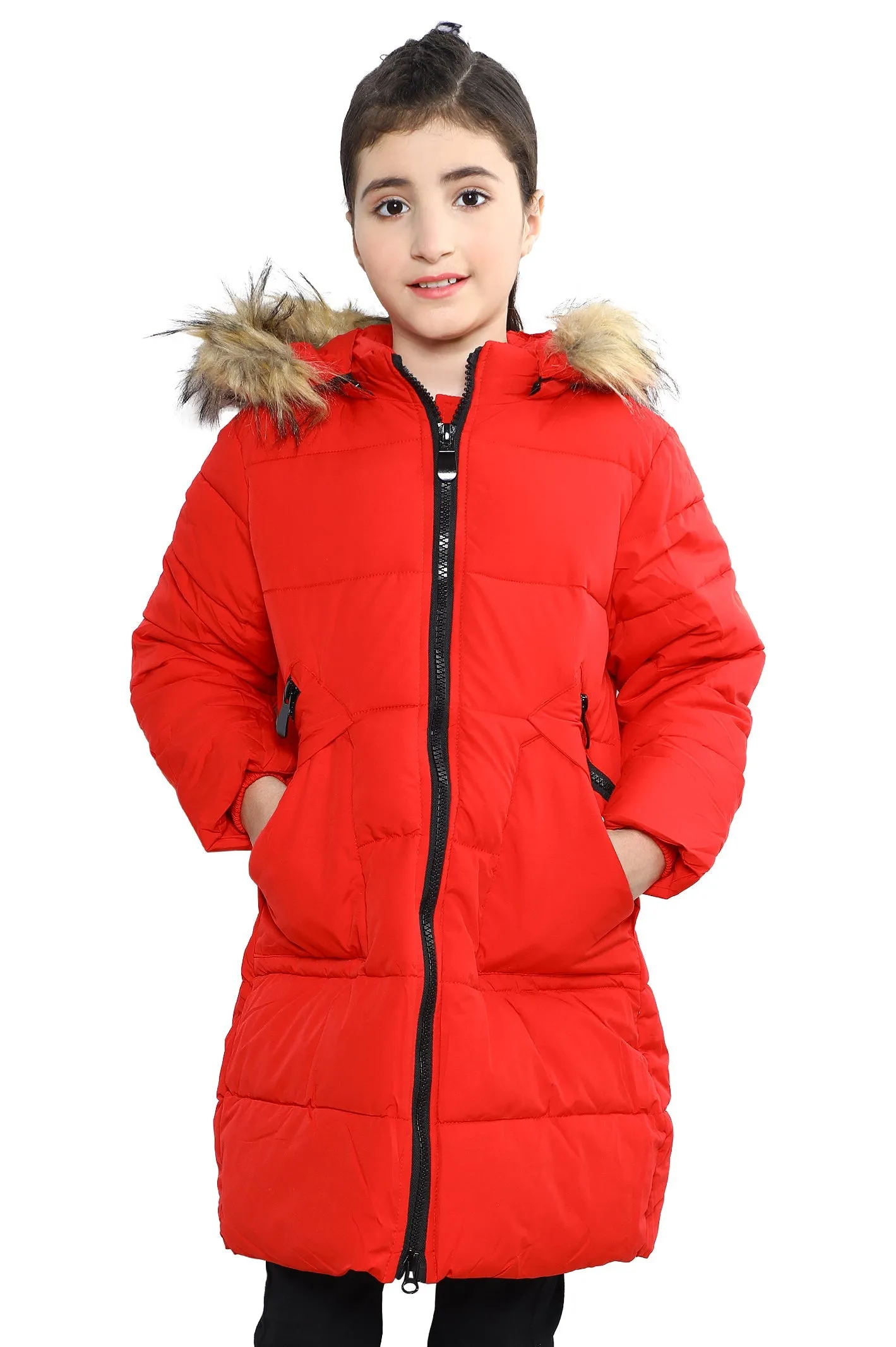 Girls Jackets SKU: KGF-0156-RED