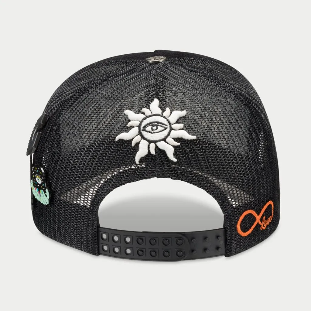 Gs Forever Trucker Hat (Black Corduroy) - GSFTRKHTBLKCD