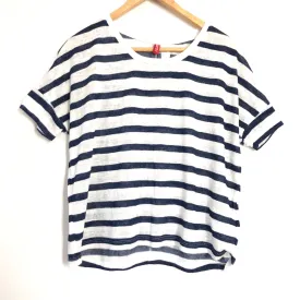 H&M Divided Navy Striped Top- Size XS