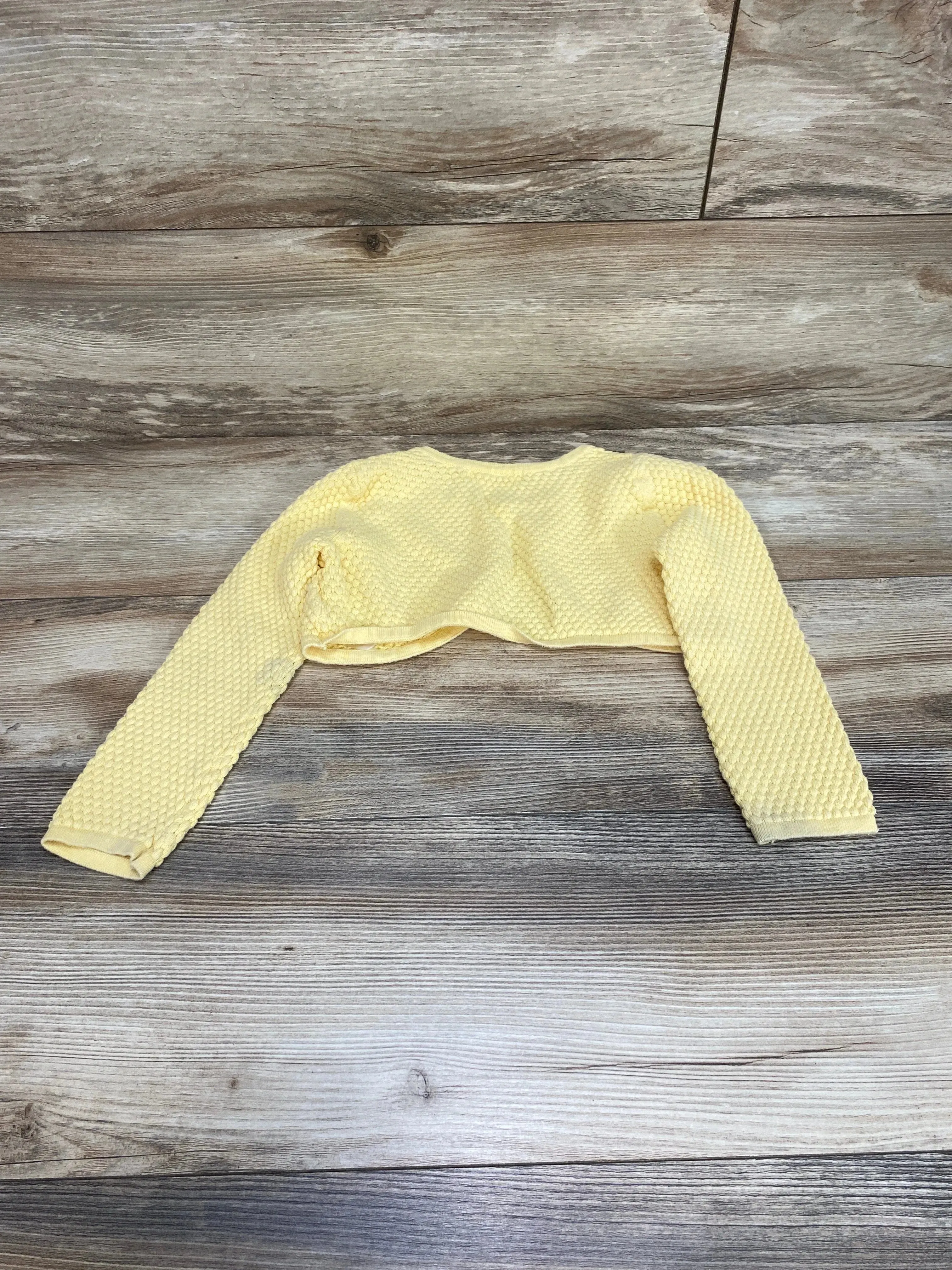 H&M Knit Bolero Yellow sz 2-4T