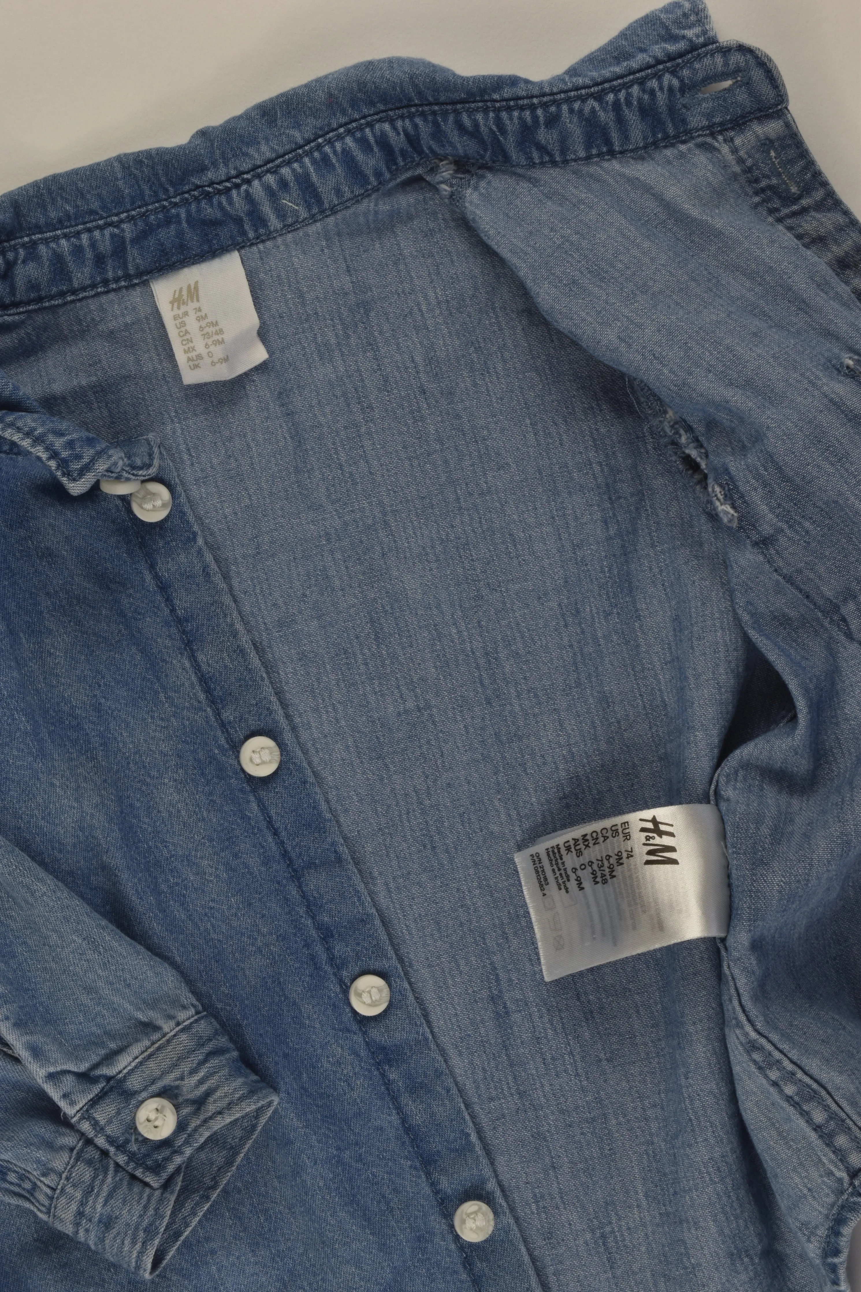 H&M Size 0 Denim Shirt