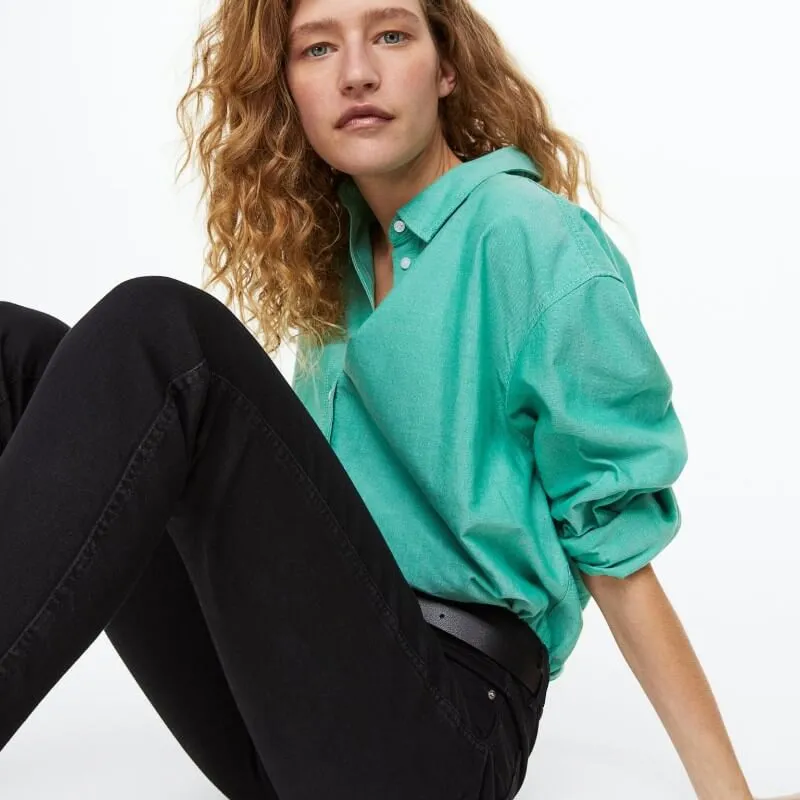 H&M Skinny High Ankle Jeans, black