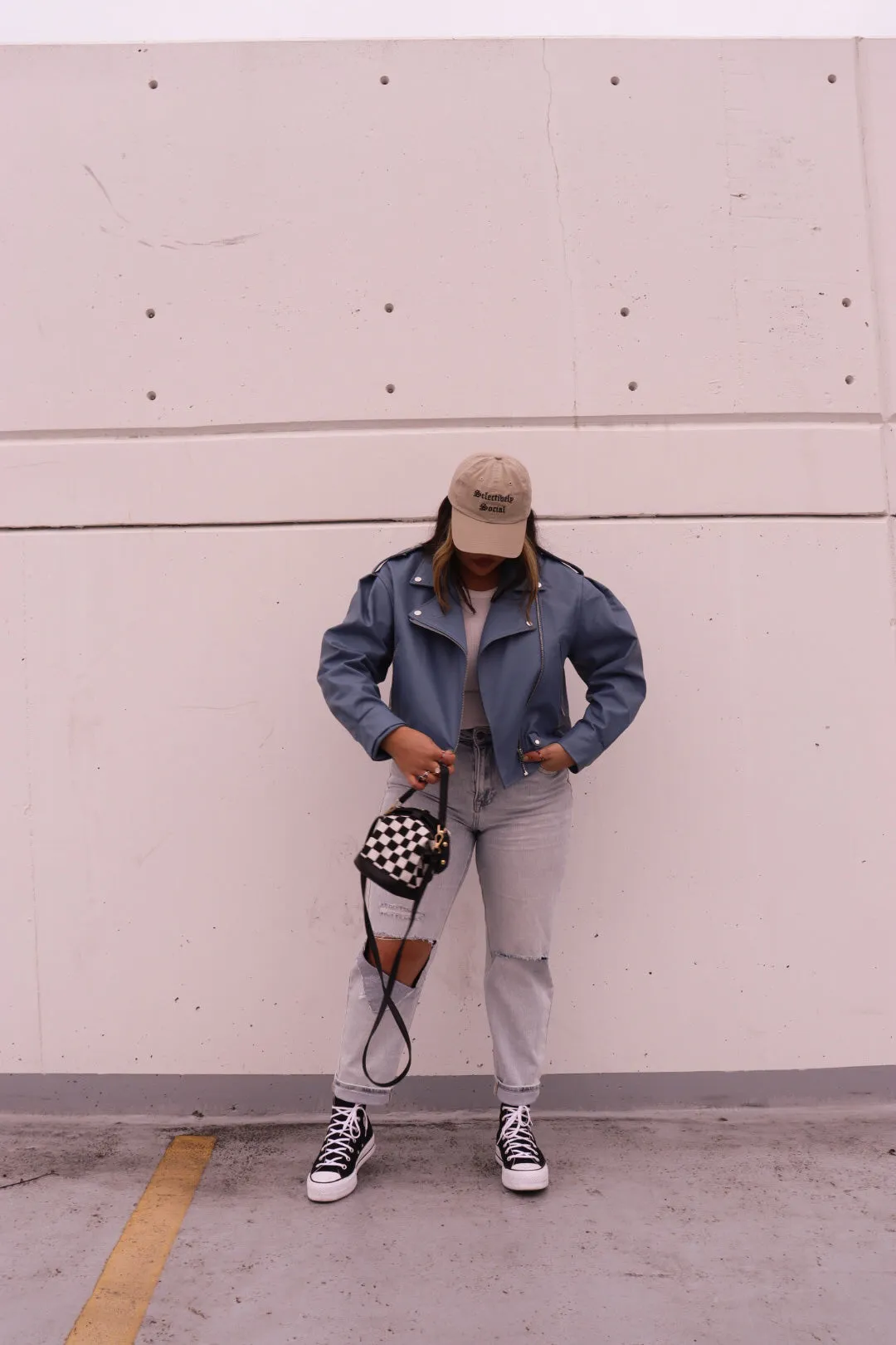 happy hour biker jacket
