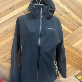 Helly Hansen - Women's Mountain Hooded Shell Jacket - MSRP comp $380: Black -women-XL