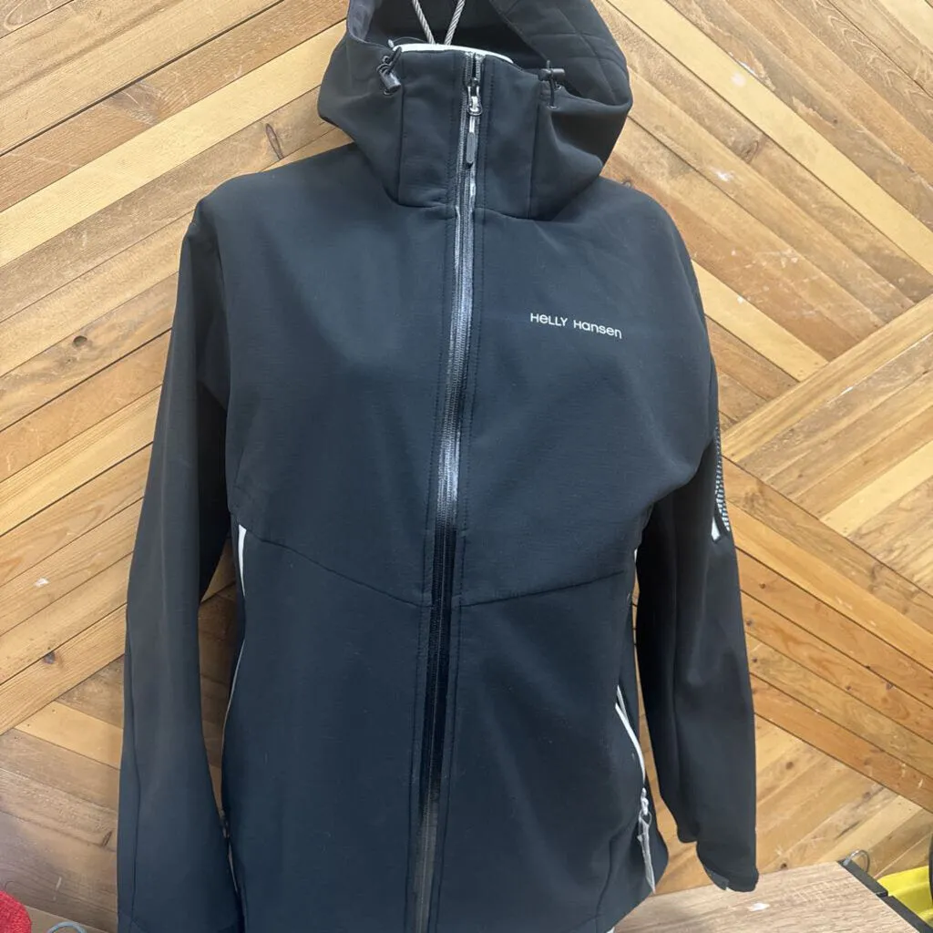 Helly Hansen - Women's Mountain Hooded Shell Jacket - MSRP comp $380: Black -women-XL