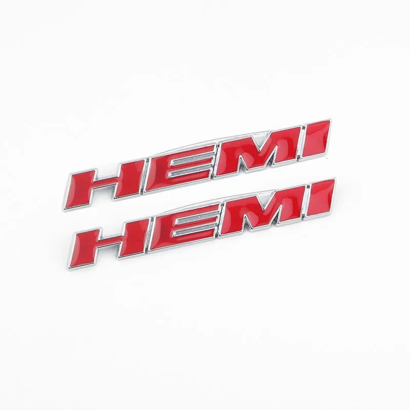 HEMI Fender Badge Overlay Decal | 2Pcs