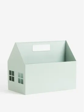 House-shaped book storage unit