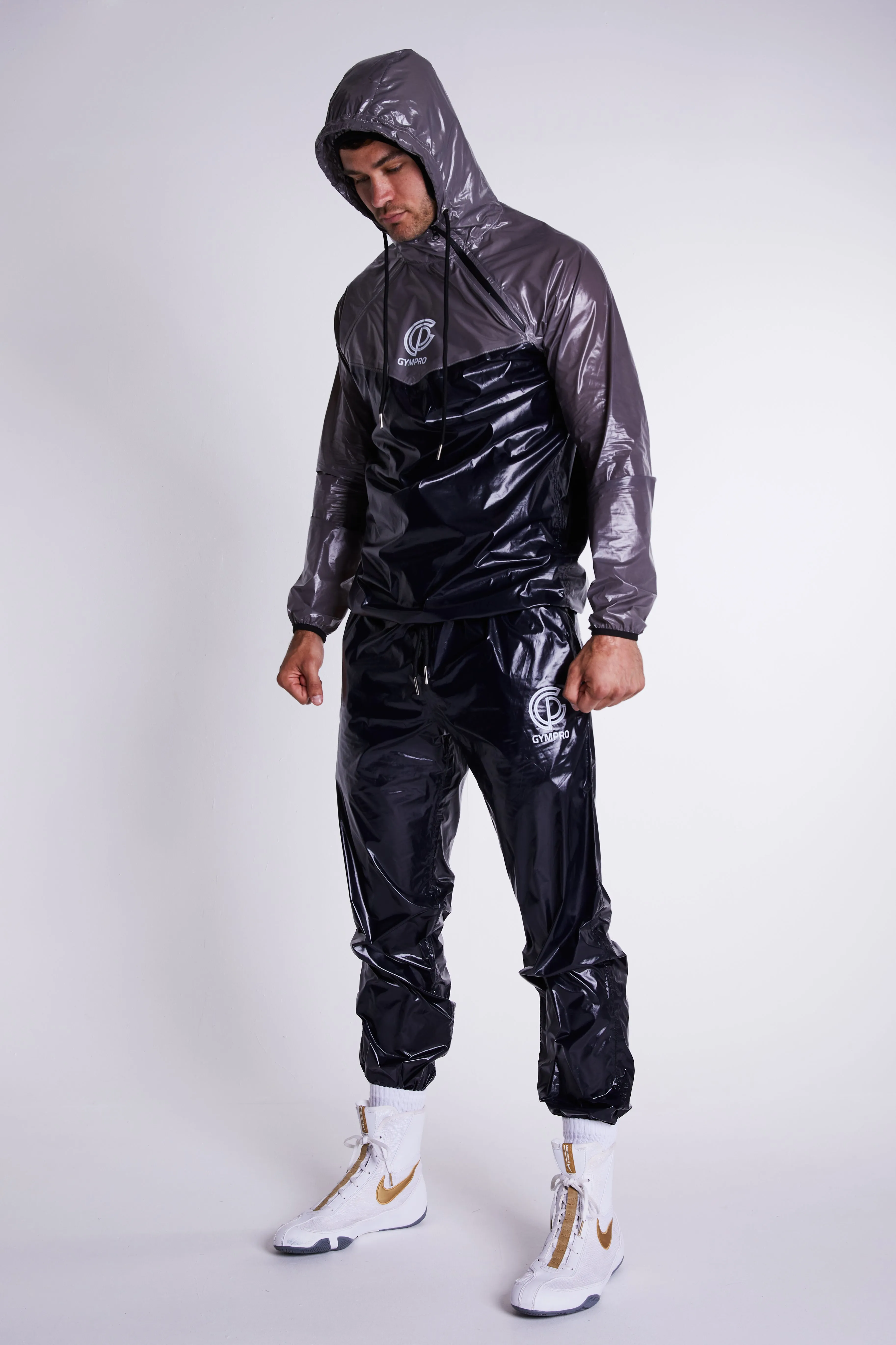 Hybrid Performance Sweat Suit - Black/Grey