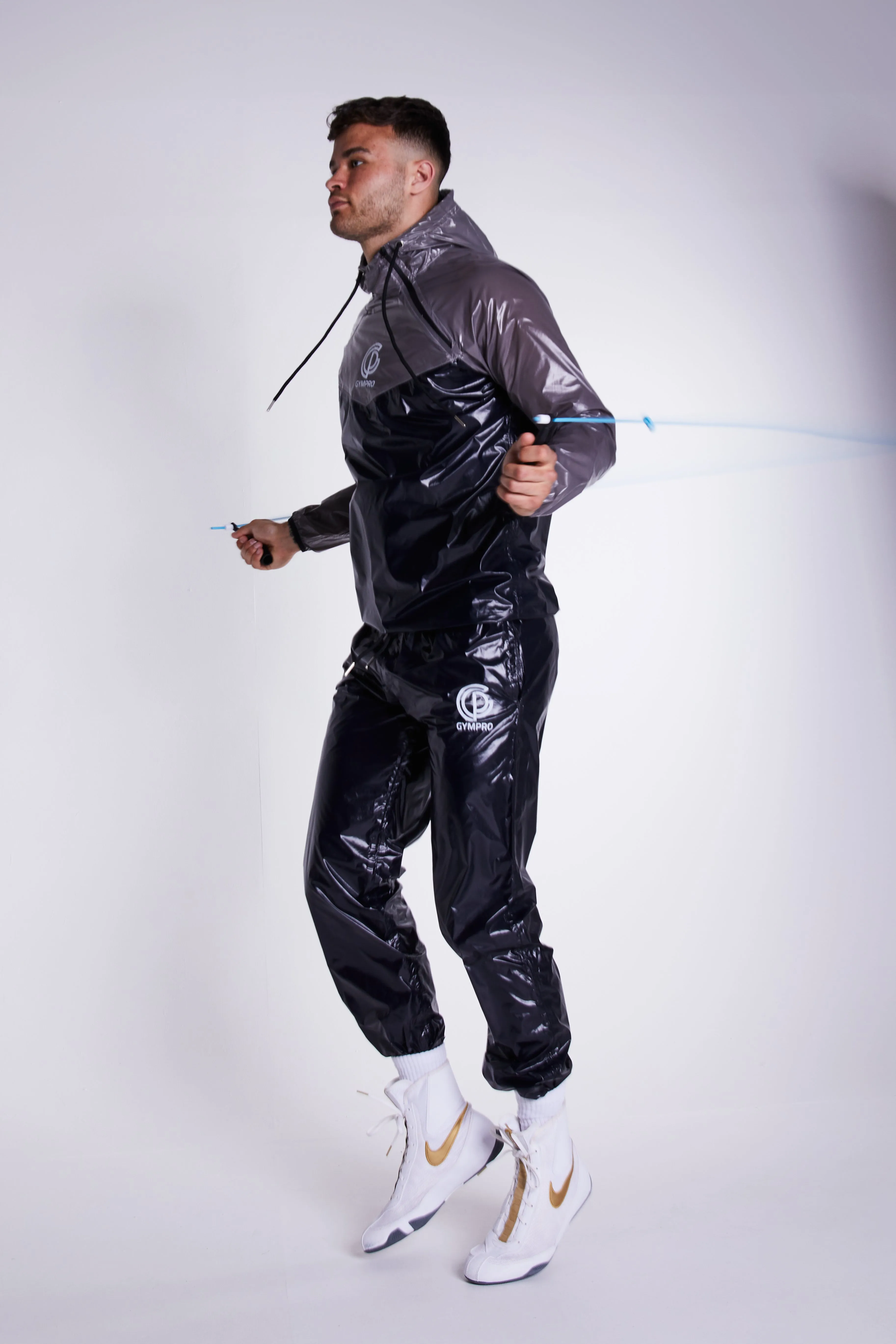 Hybrid Performance Sweat Suit - Black/Grey