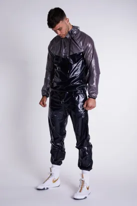 Hybrid Performance Sweat Suit - Black/Grey