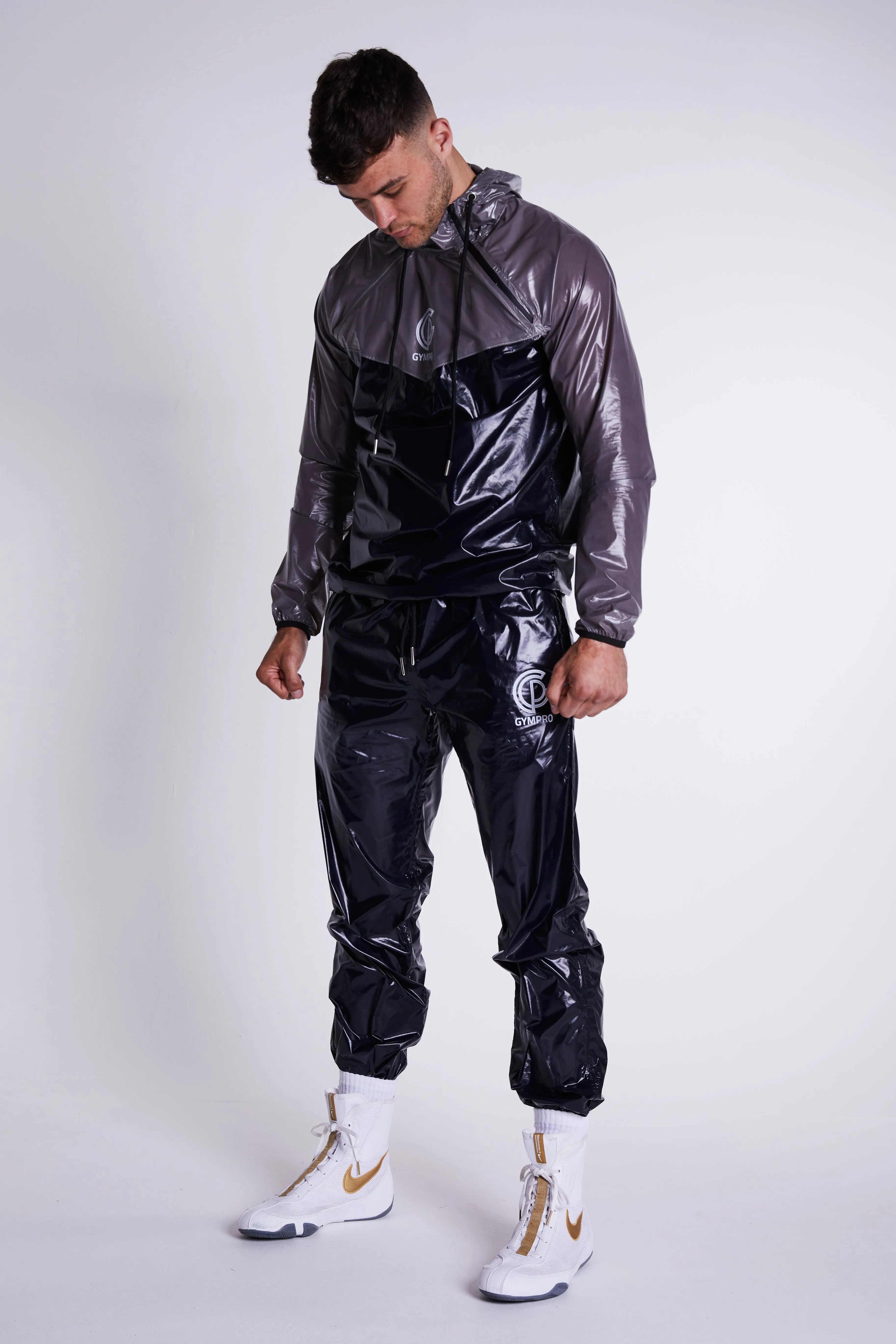 Hybrid Performance Sweat Suit - Black/Grey