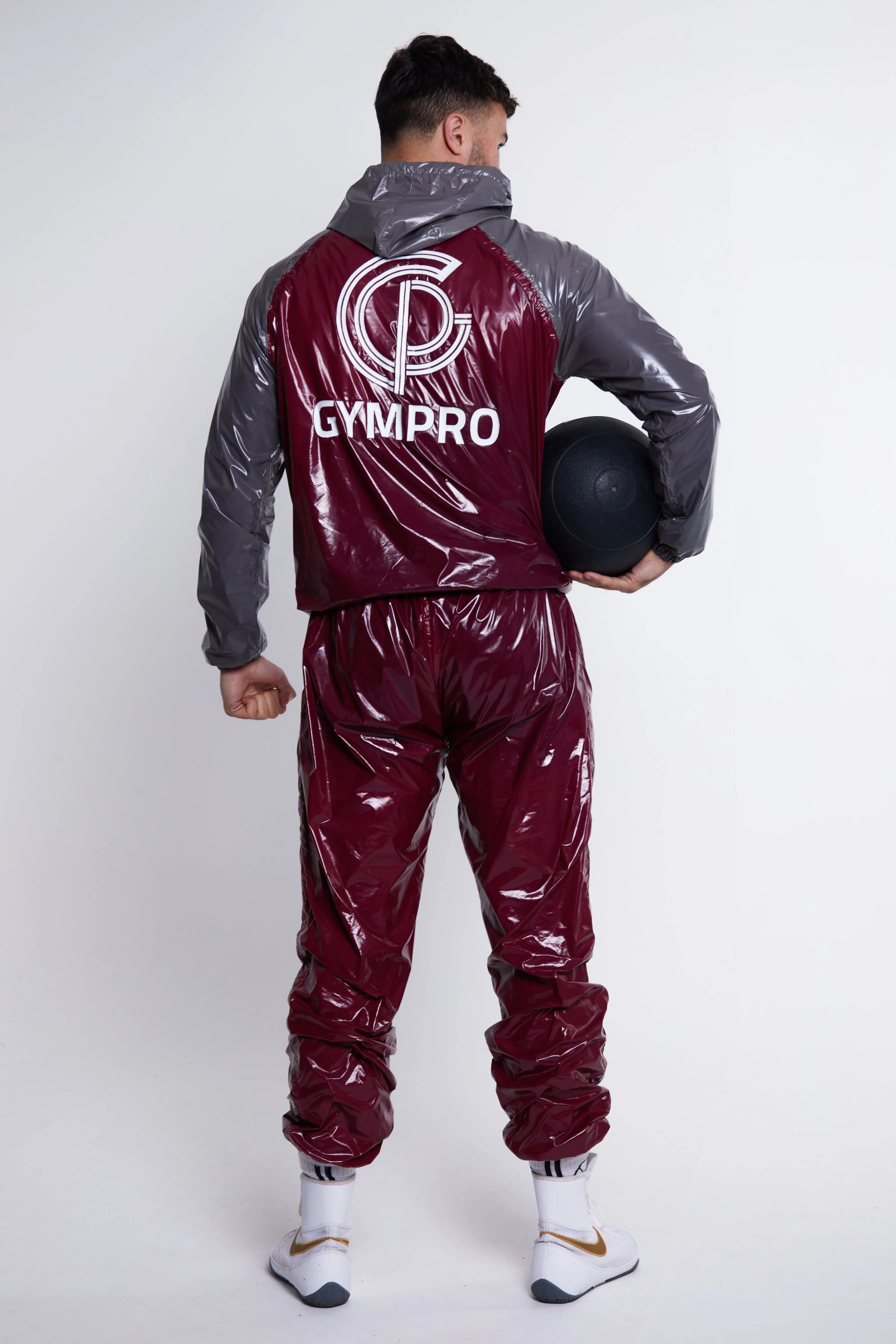 Hybrid Performance Sweat Suit - Red/Grey