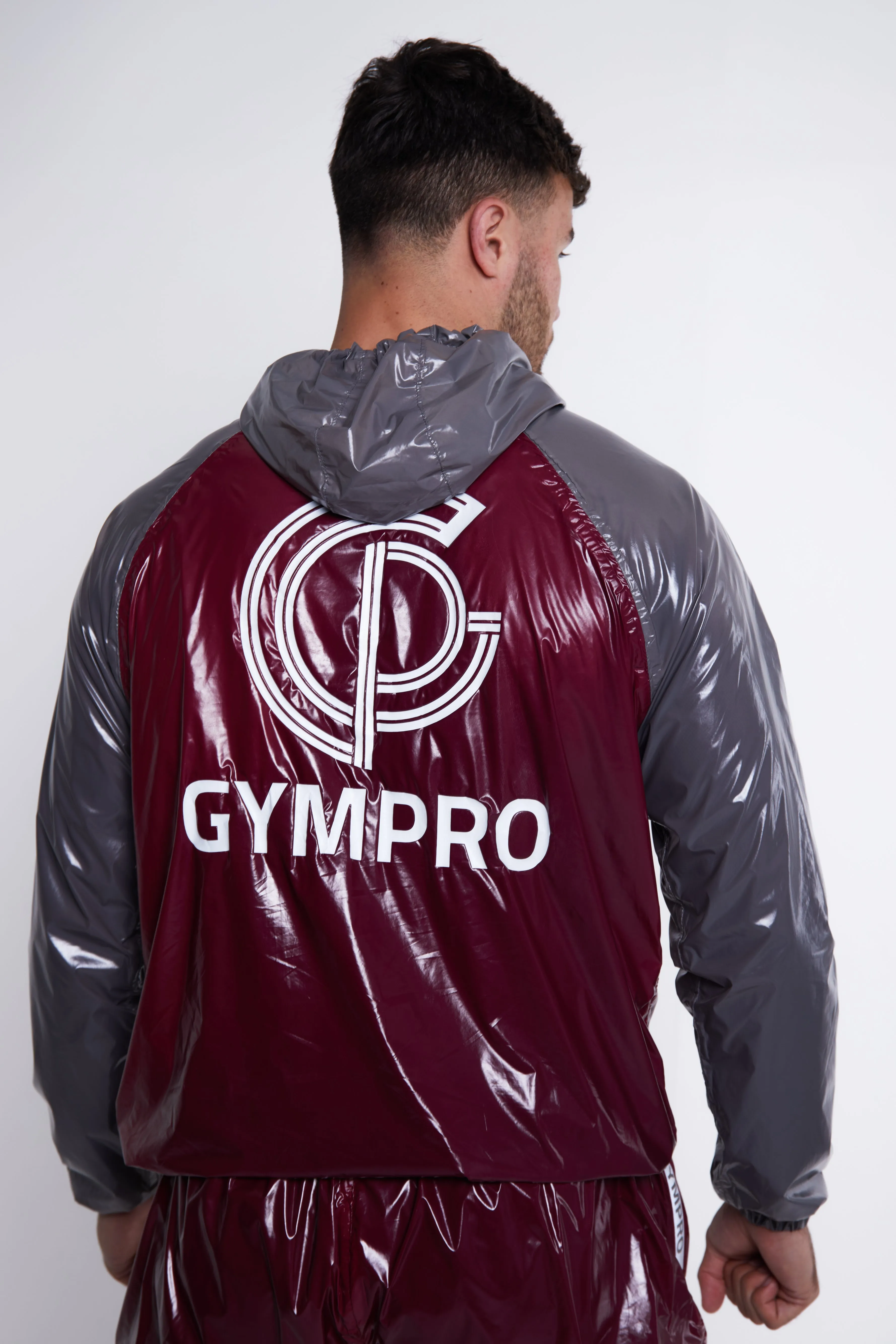 Hybrid Performance Sweat Suit - Red/Grey