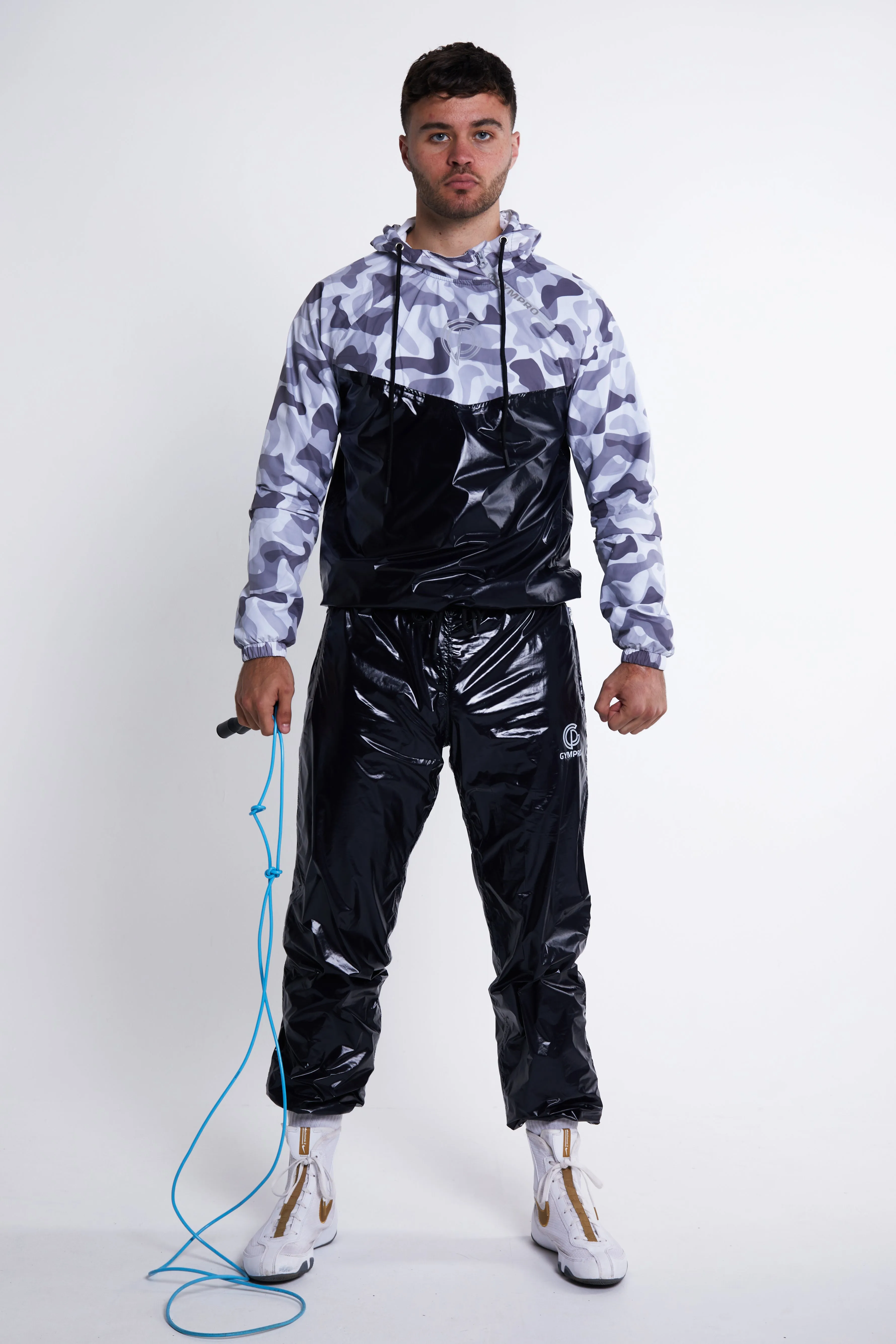 Hybrid Performance Sweat Suit Top - Camo/Black